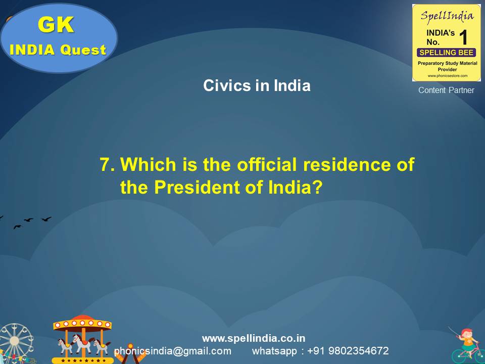 GK India Questions for Children
